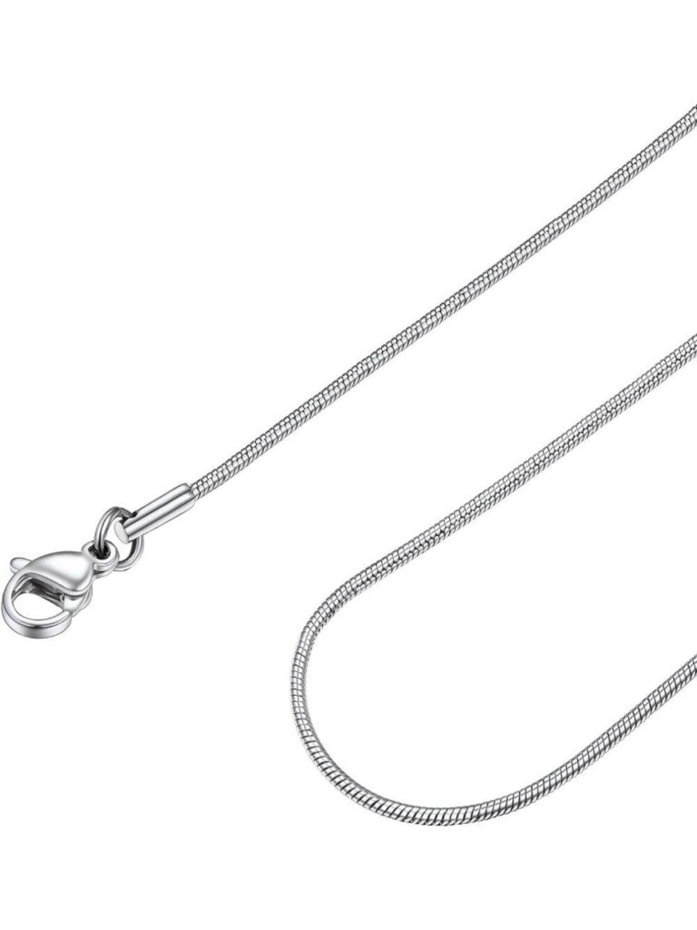 Elegant 14K Gold Plated Snake Chain Necklace - Multiple Sizes for Women